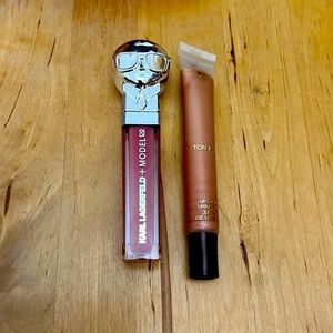 Tom Ford and Karl Lagerfeld+Model lipglosses
